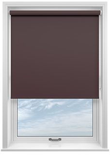 Trinity (Blackout), Plum - Twist&Fit Roller Blind